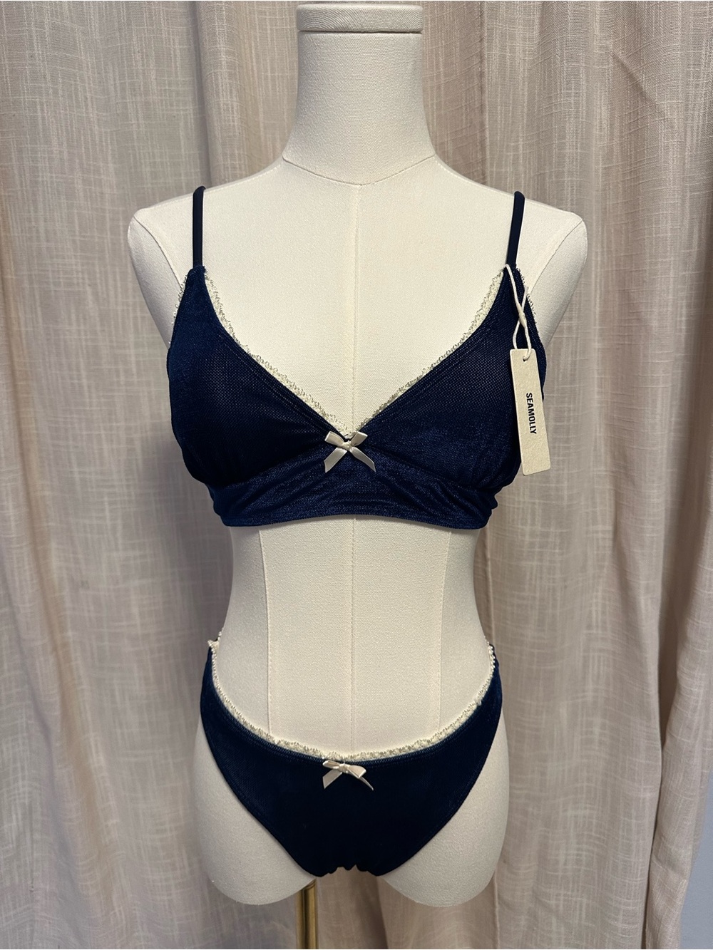 SeaMolly Deep Blue Bikini Set